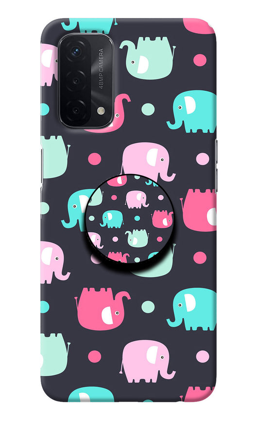 Baby Elephants Oppo A74 5G Pop Case