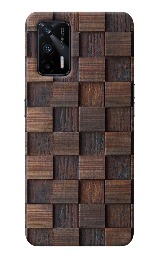 Wooden Cube Design Realme X7 Max Back Cover