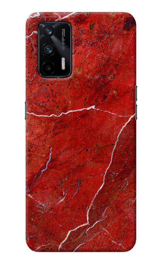 Red Marble Design Realme X7 Max Back Cover