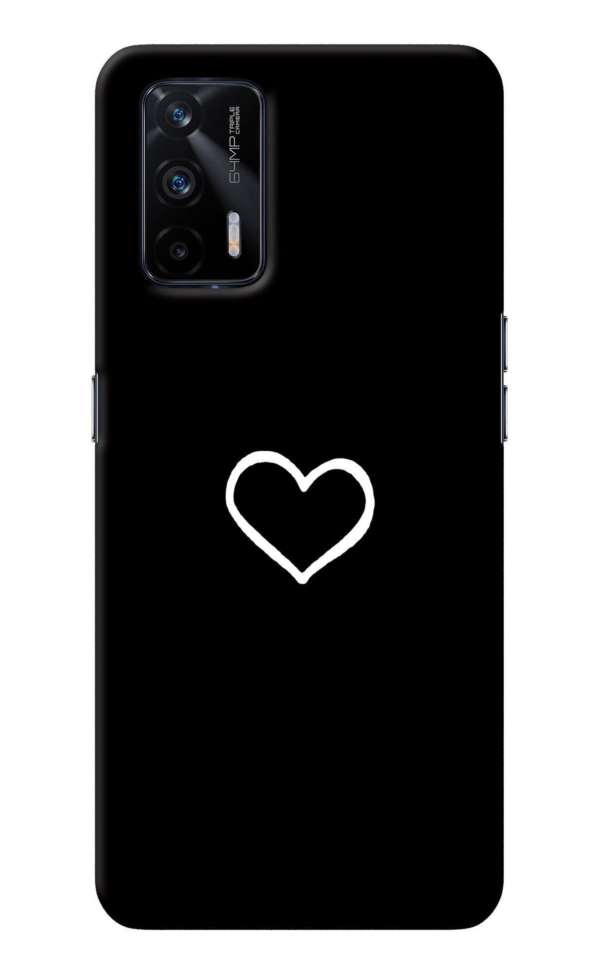 Heart Realme X7 Max Back Cover