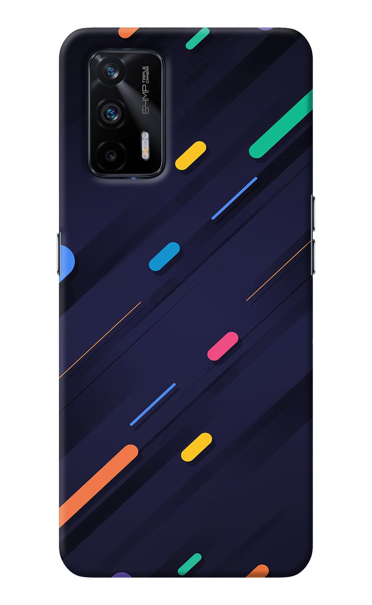 Abstract Design Realme X7 Max Back Cover