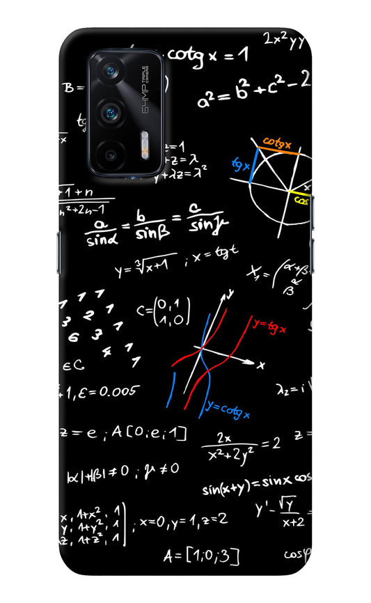 Mathematics Formula Realme X7 Max Back Cover