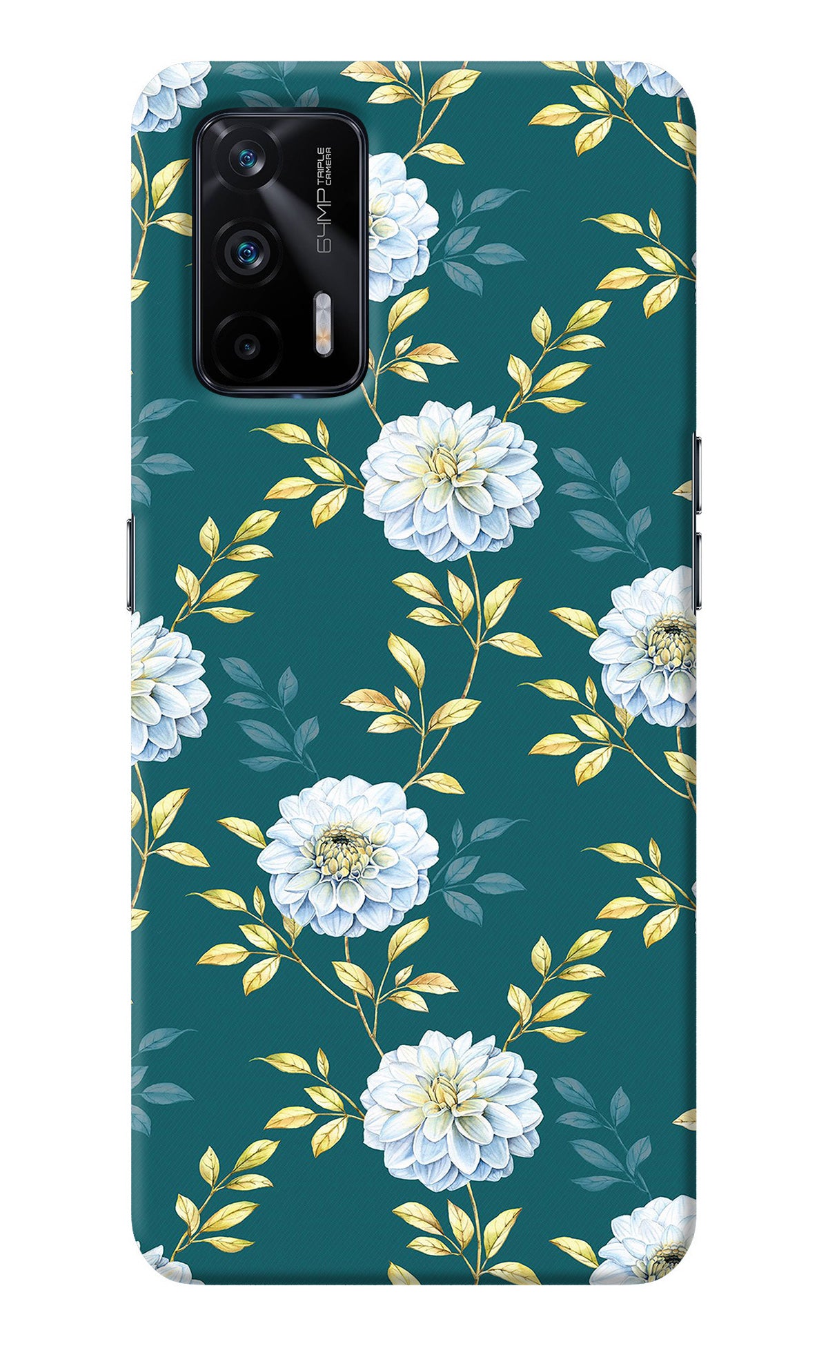 Flowers Realme X7 Max Back Cover