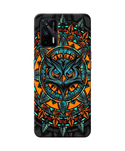 Angry Owl Art Realme X7 Max Back Cover