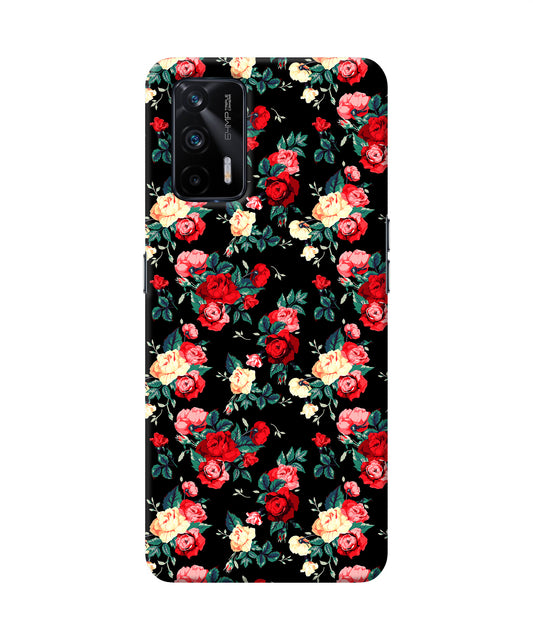 Rose Pattern Realme X7 Max Back Cover