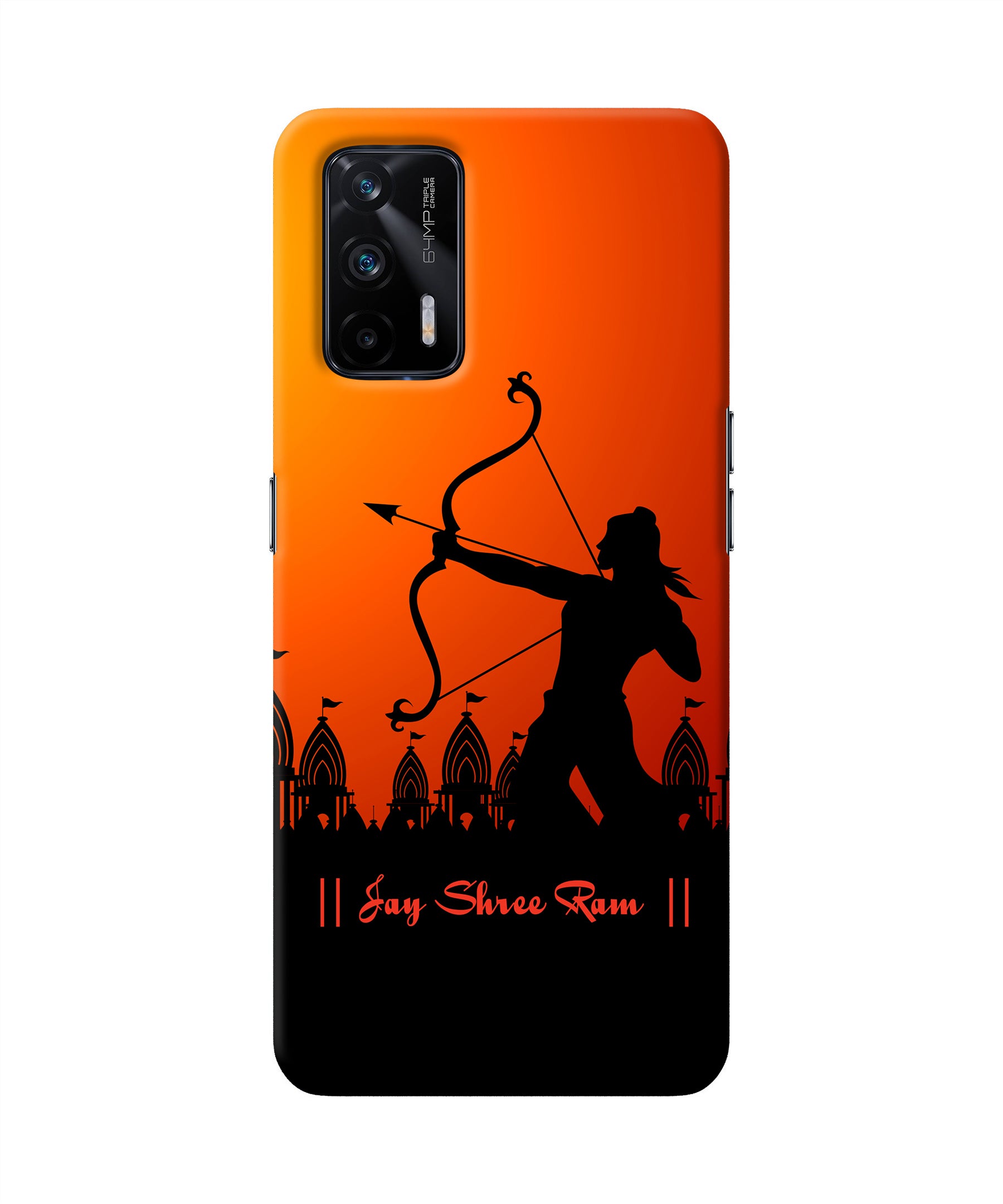 Lord Ram - 4 Realme X7 Max Back Cover