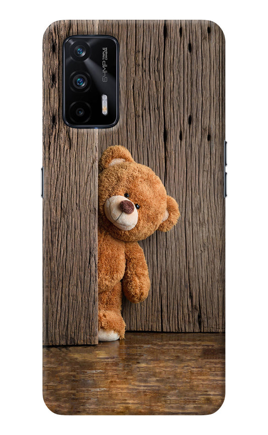Teddy Wooden Realme X7 Max Back Cover