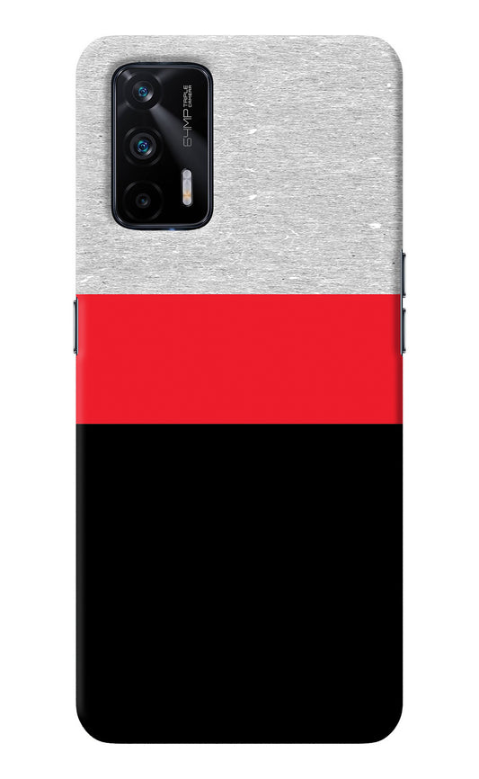 Tri Color Pattern Realme X7 Max Back Cover