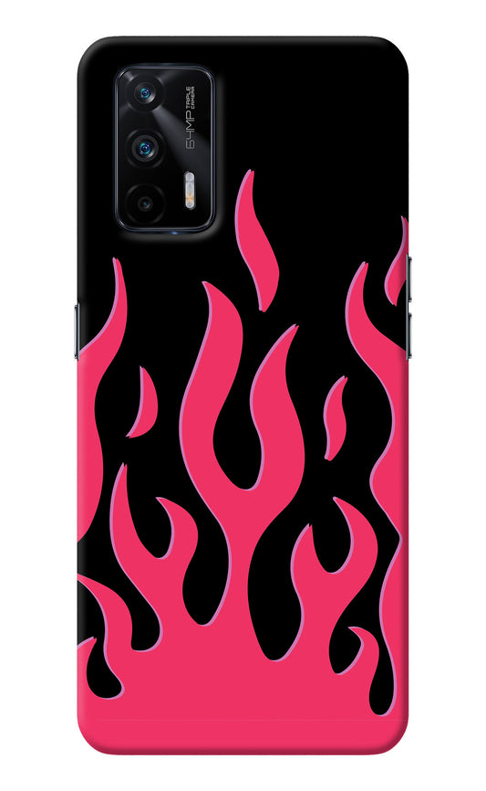 Fire Flames Realme X7 Max Back Cover