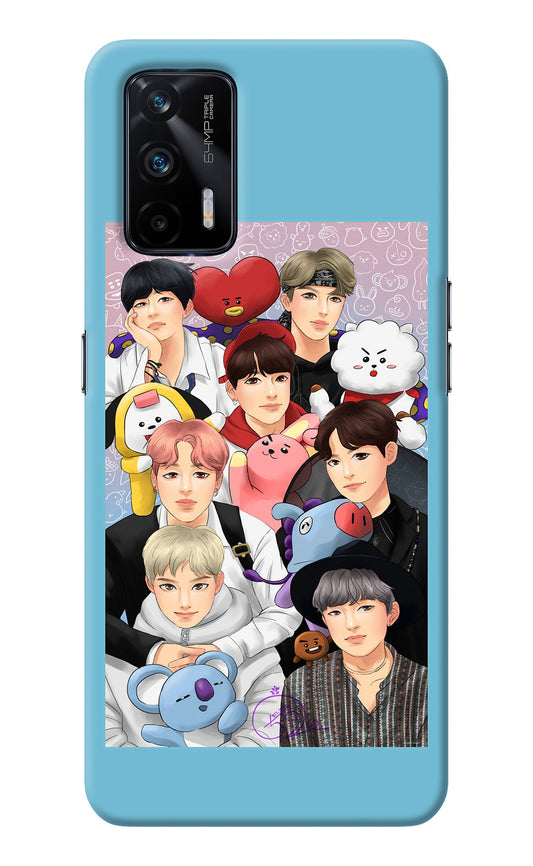 BTS with animals Realme X7 Max Back Cover