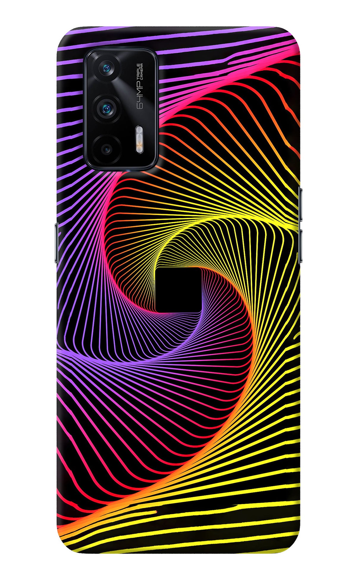 Colorful Strings Realme X7 Max Back Cover