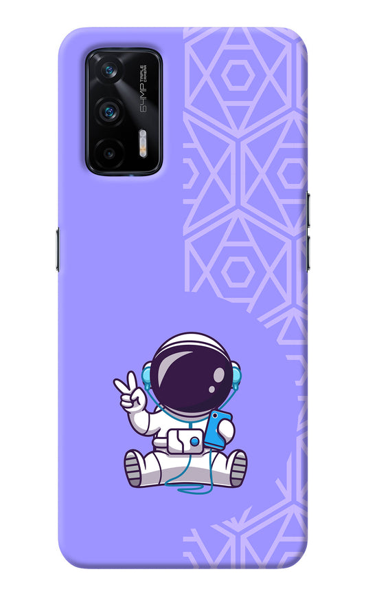 Cute Astronaut Chilling Realme X7 Max Back Cover