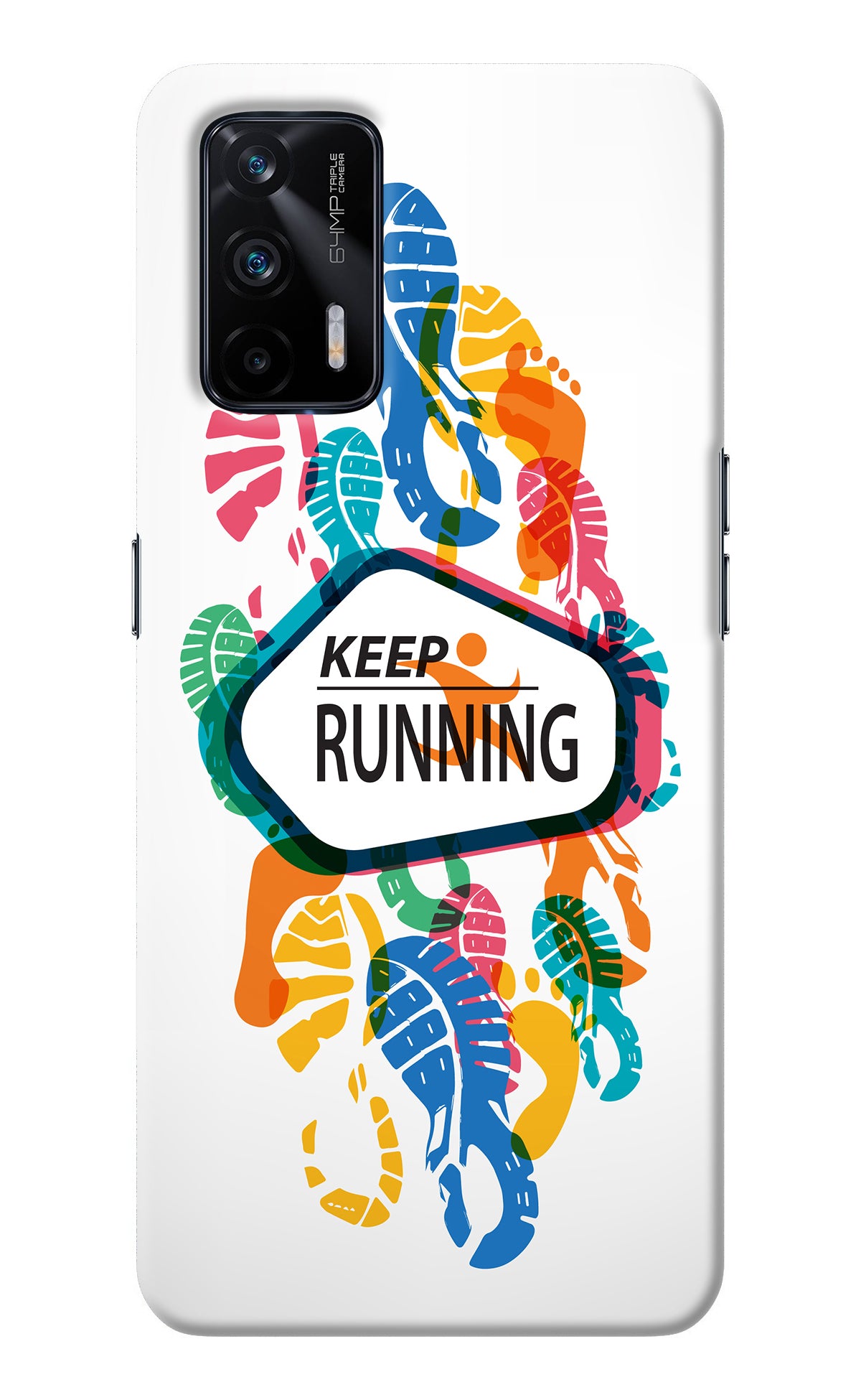 Keep Running Realme X7 Max Back Cover
