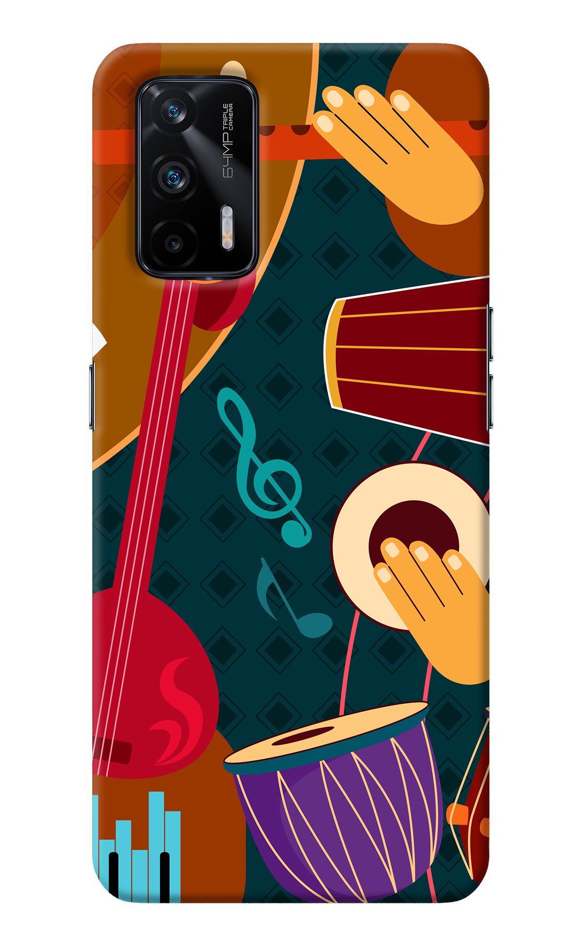 Music Instrument Realme X7 Max Back Cover