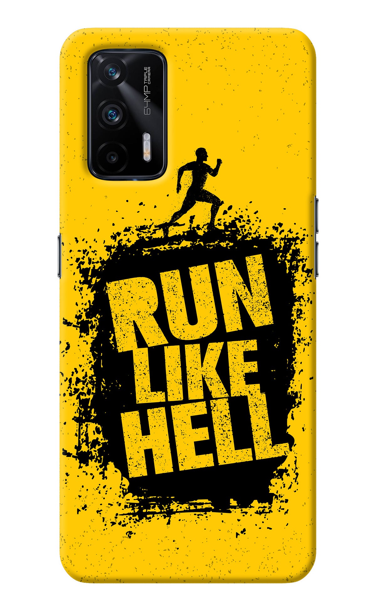 Run Like Hell Realme X7 Max Back Cover