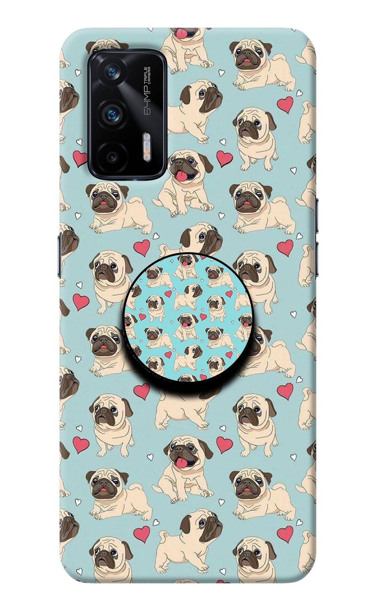 Pug Dog Realme X7 Max Pop Case