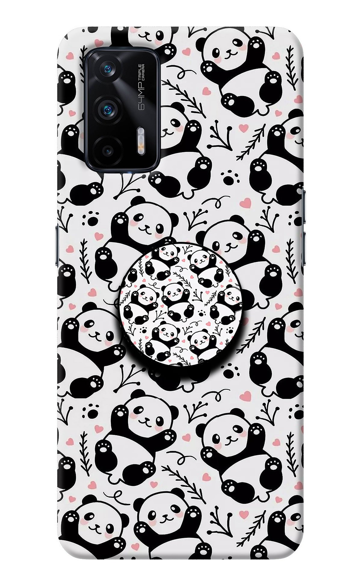 Cute Panda Realme X7 Max Pop Case