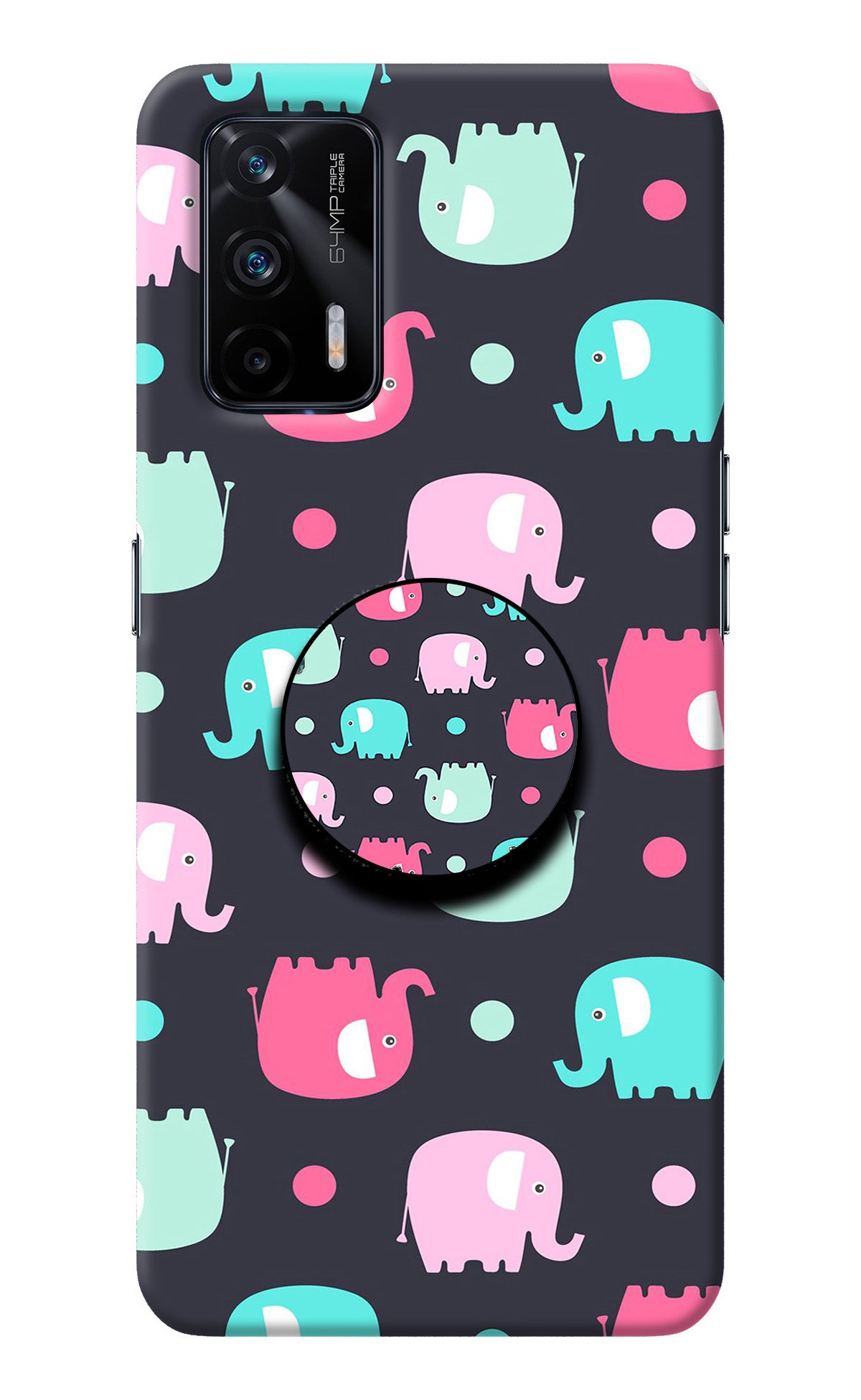 Baby Elephants Realme X7 Max Pop Case