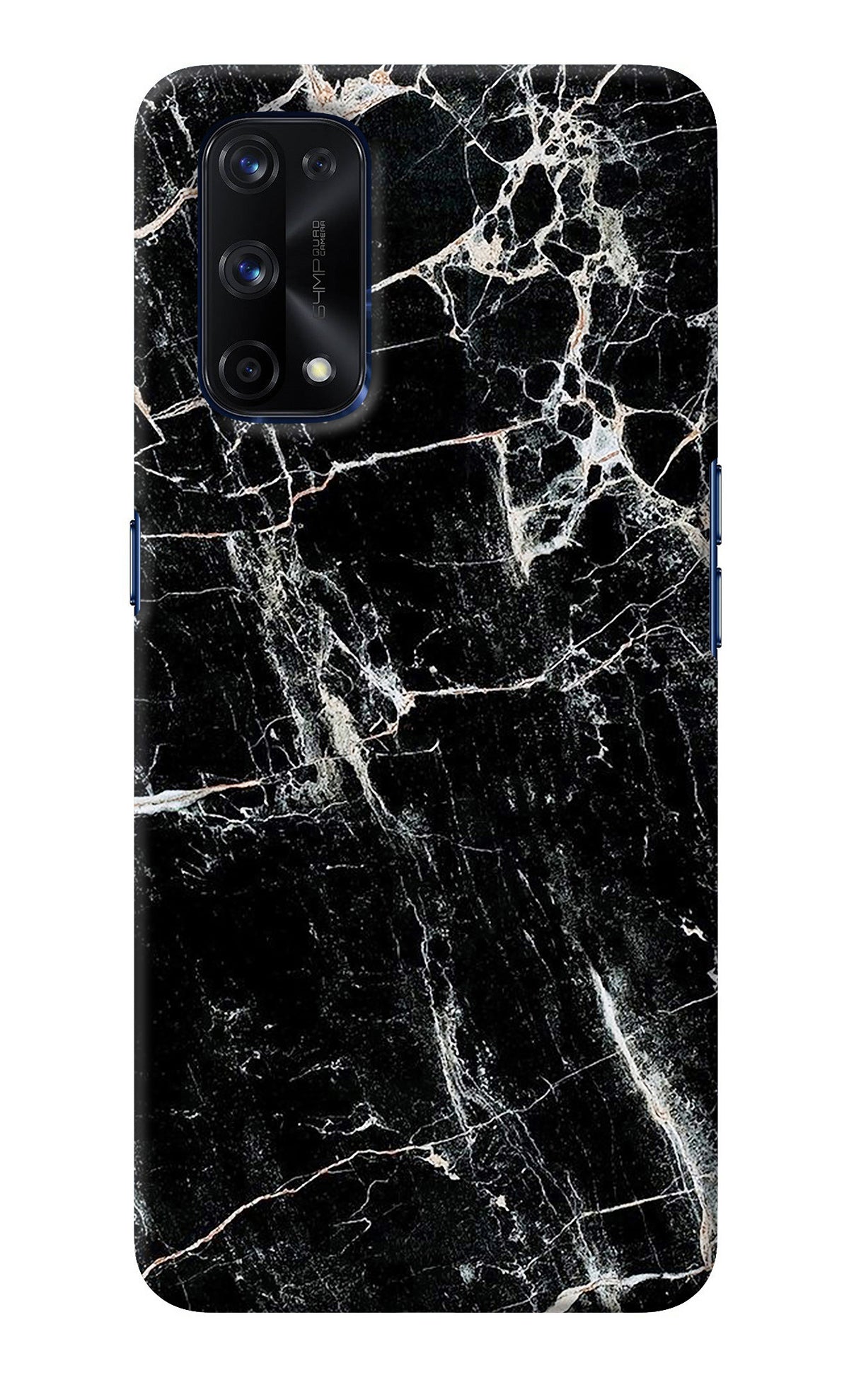 Black Marble Texture Realme X7 Pro Back Cover