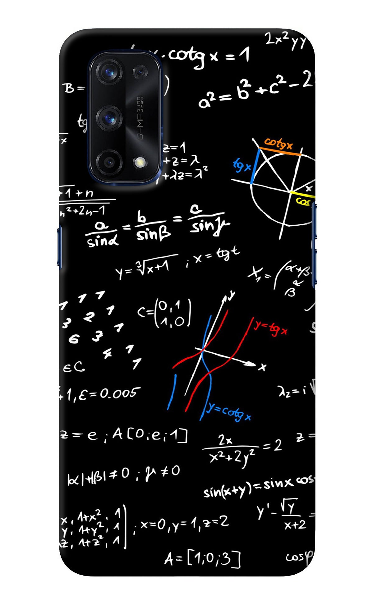 Mathematics Formula Realme X7 Pro Back Cover