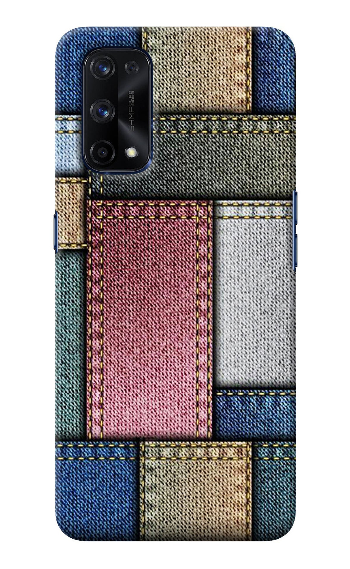 Multicolor Jeans Realme X7 Pro Back Cover