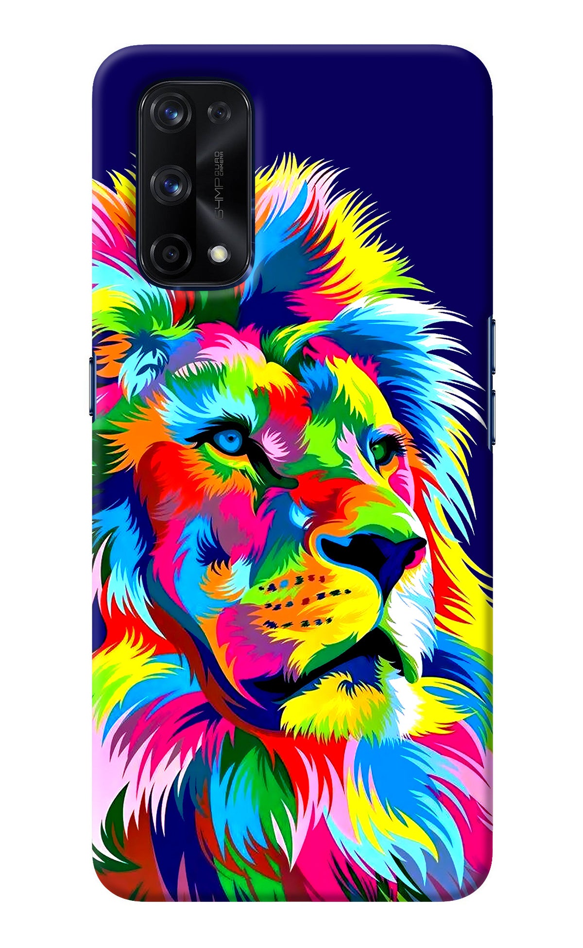 Vector Art Lion Realme X7 Pro Back Cover