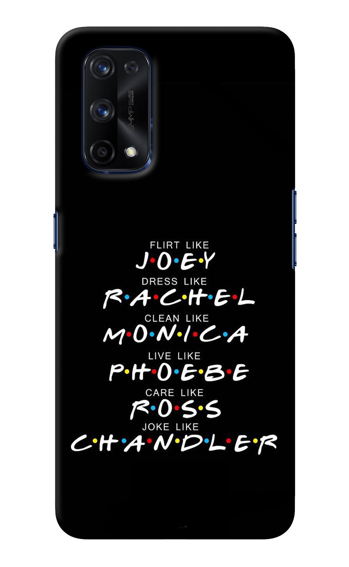 FRIENDS Character Realme X7 Pro Back Cover