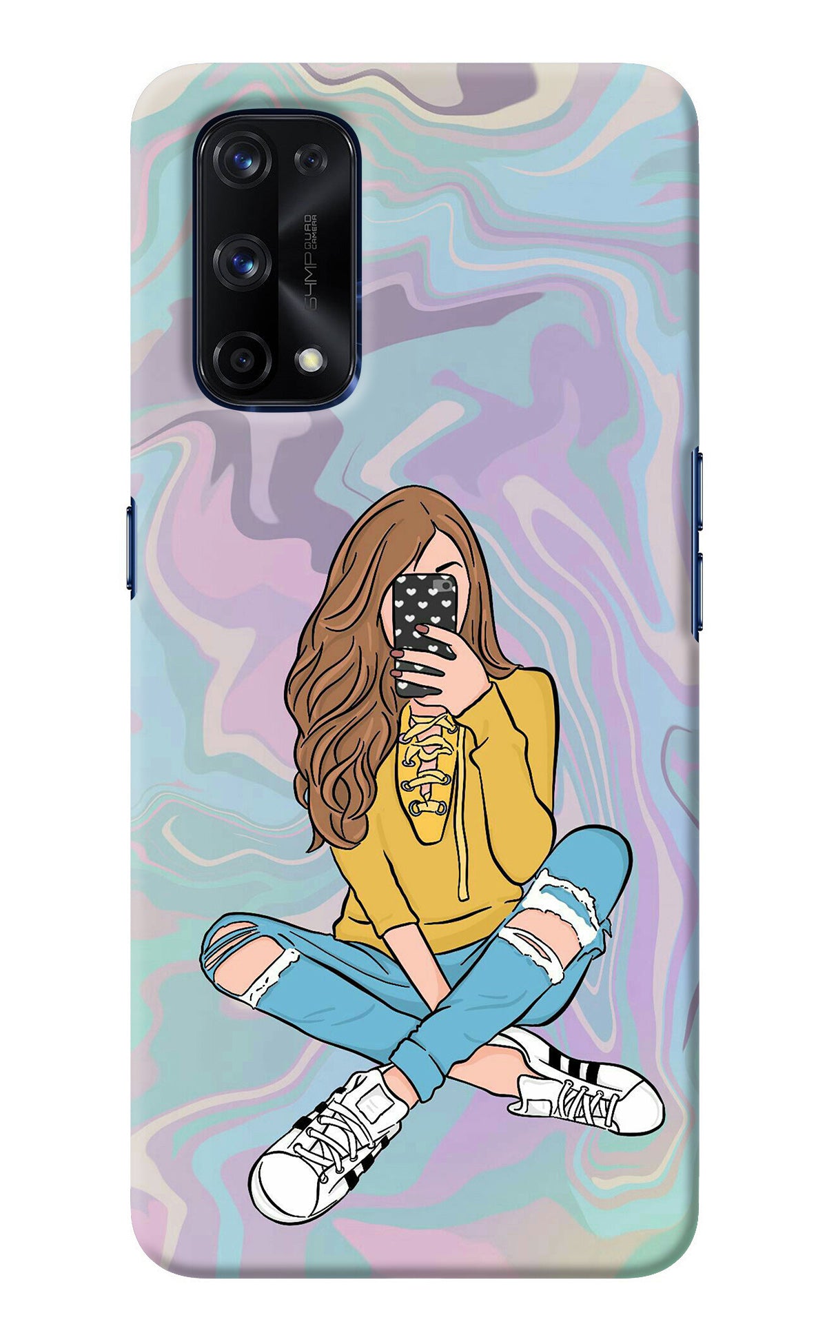 Selfie Girl Realme X7 Pro Back Cover