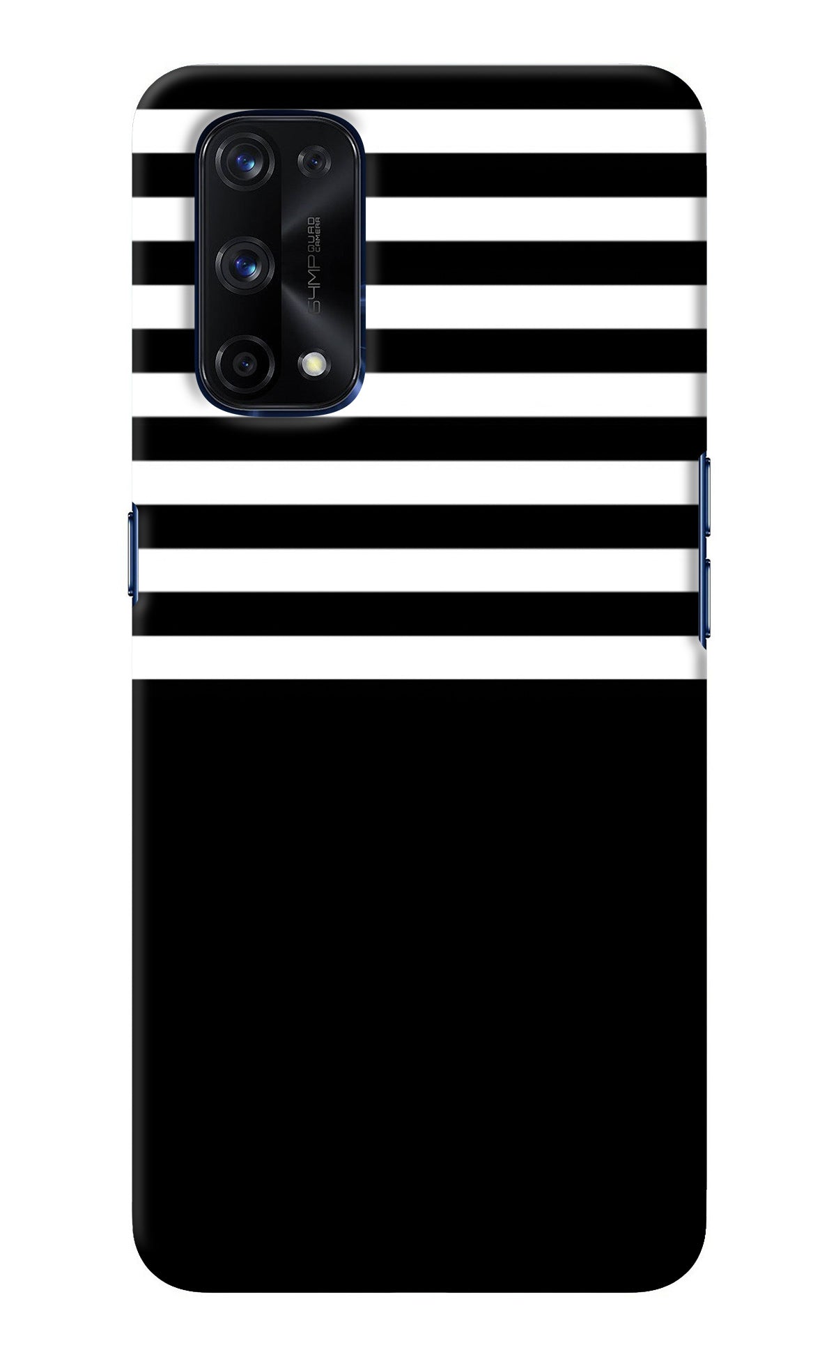 Black and White Print Realme X7 Pro Back Cover