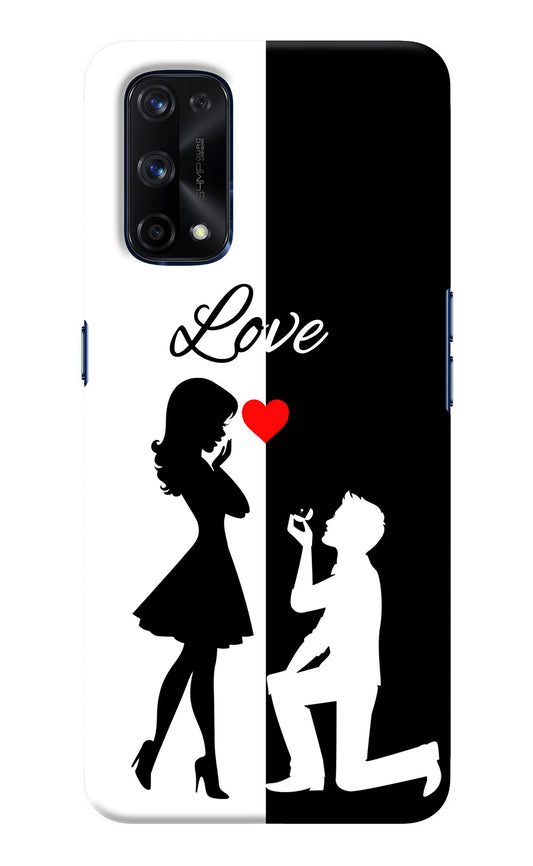 Love Propose Black And White Realme X7 Pro Back Cover