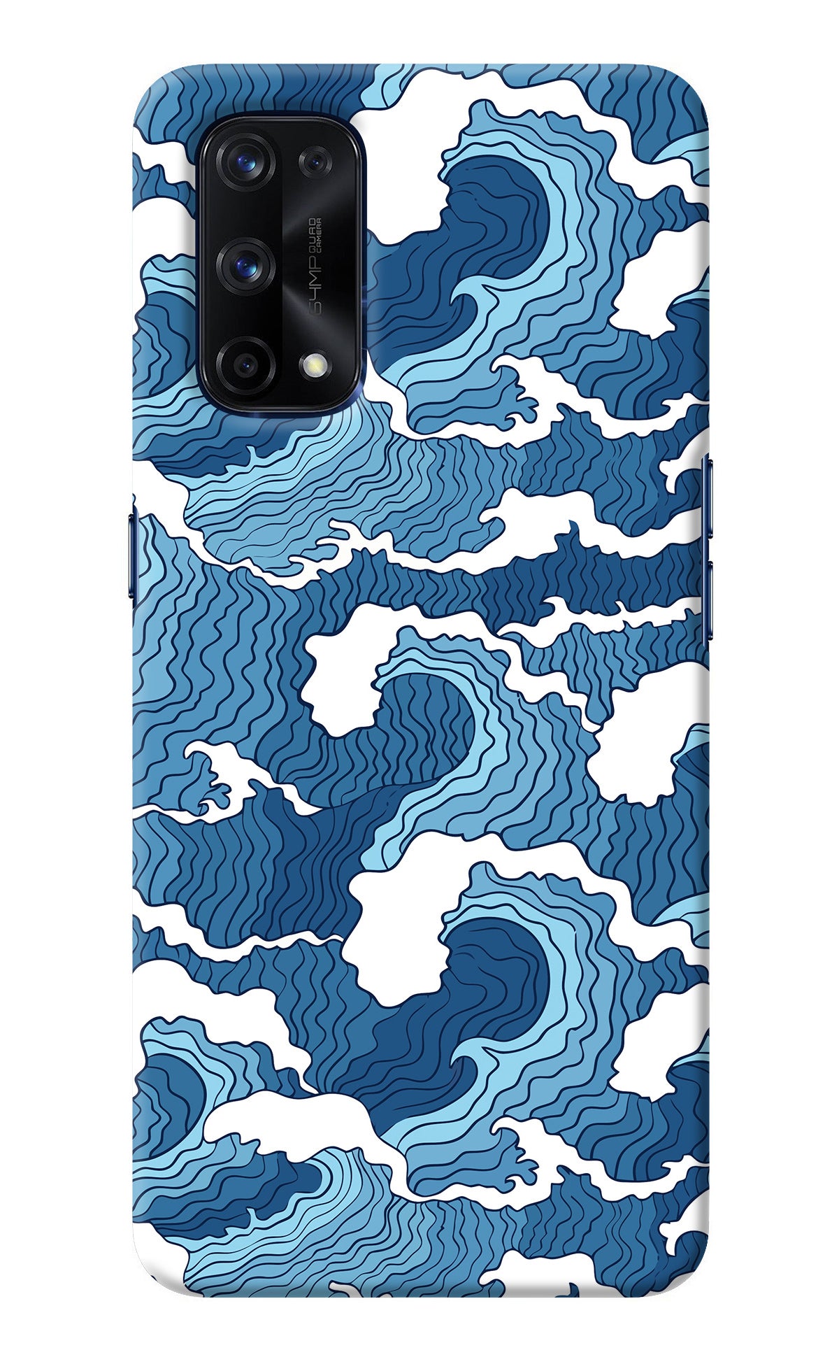 Blue Waves Realme X7 Pro Back Cover