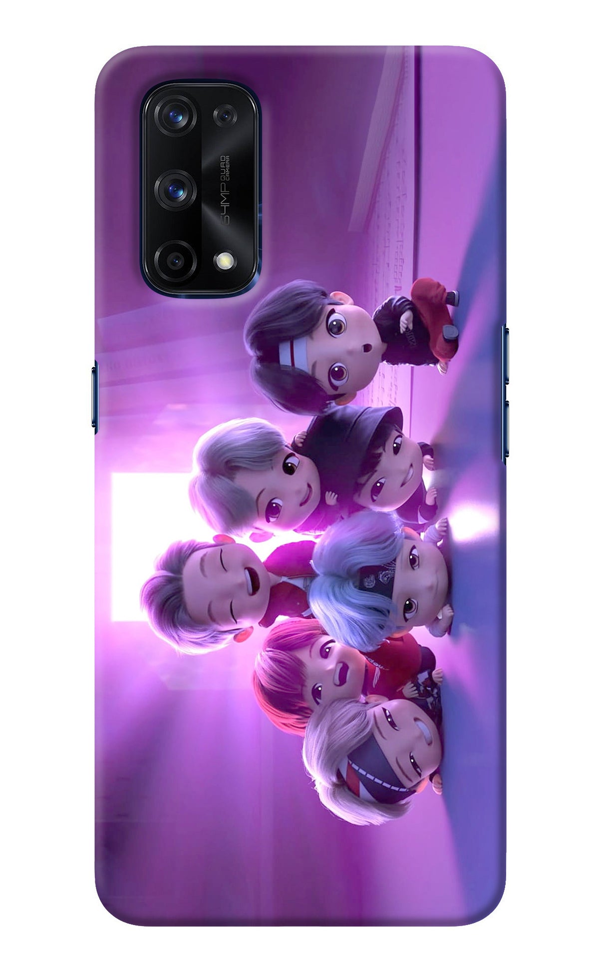 BTS Chibi Realme X7 Pro Back Cover