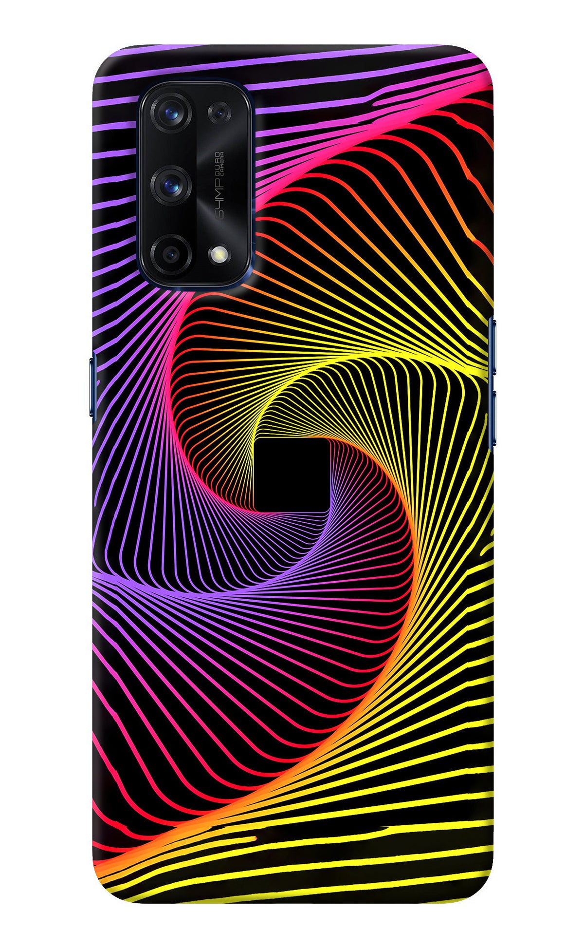 Colorful Strings Realme X7 Pro Back Cover