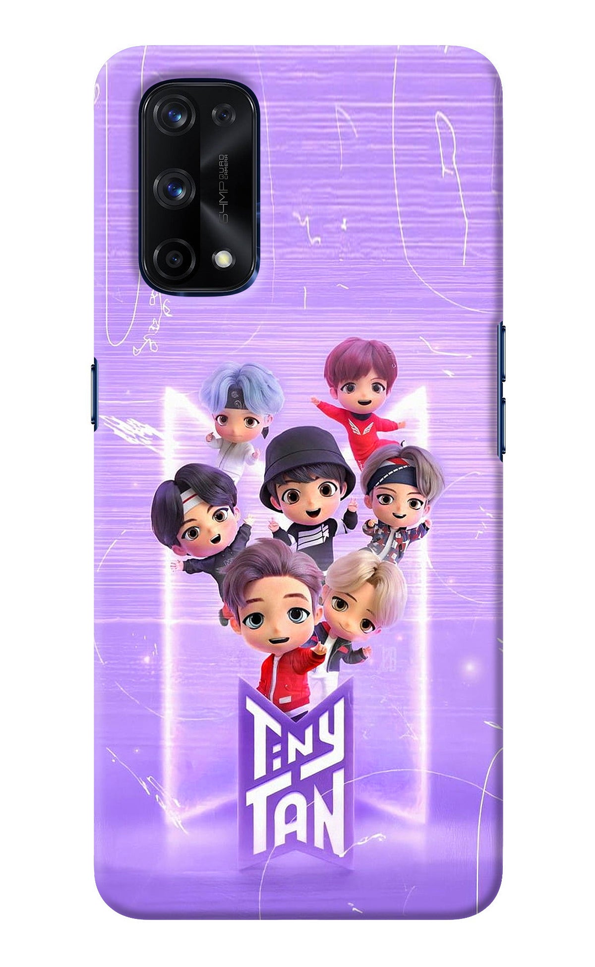 BTS Tiny Tan Realme X7 Pro Back Cover