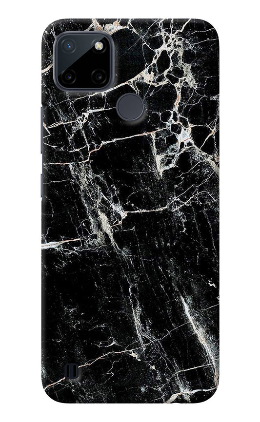 Black Marble Texture Realme C21Y/C25Y Back Cover