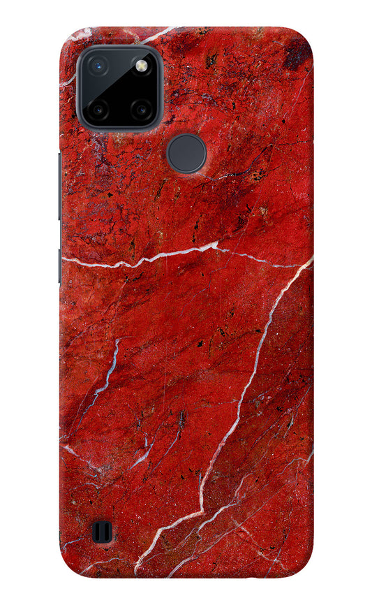 Red Marble Design Realme C21Y/C25Y Back Cover