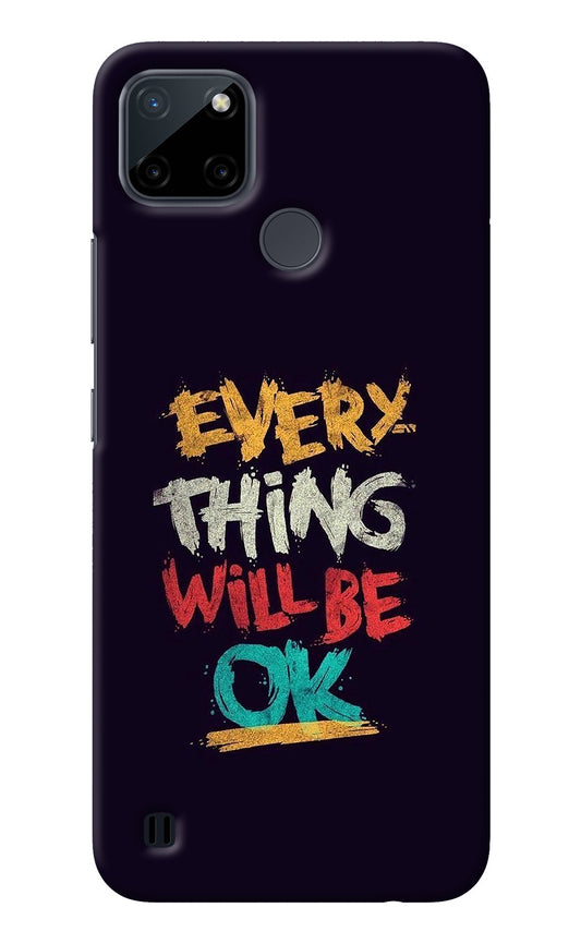 Everything Will Be Ok Realme C21Y/C25Y Back Cover