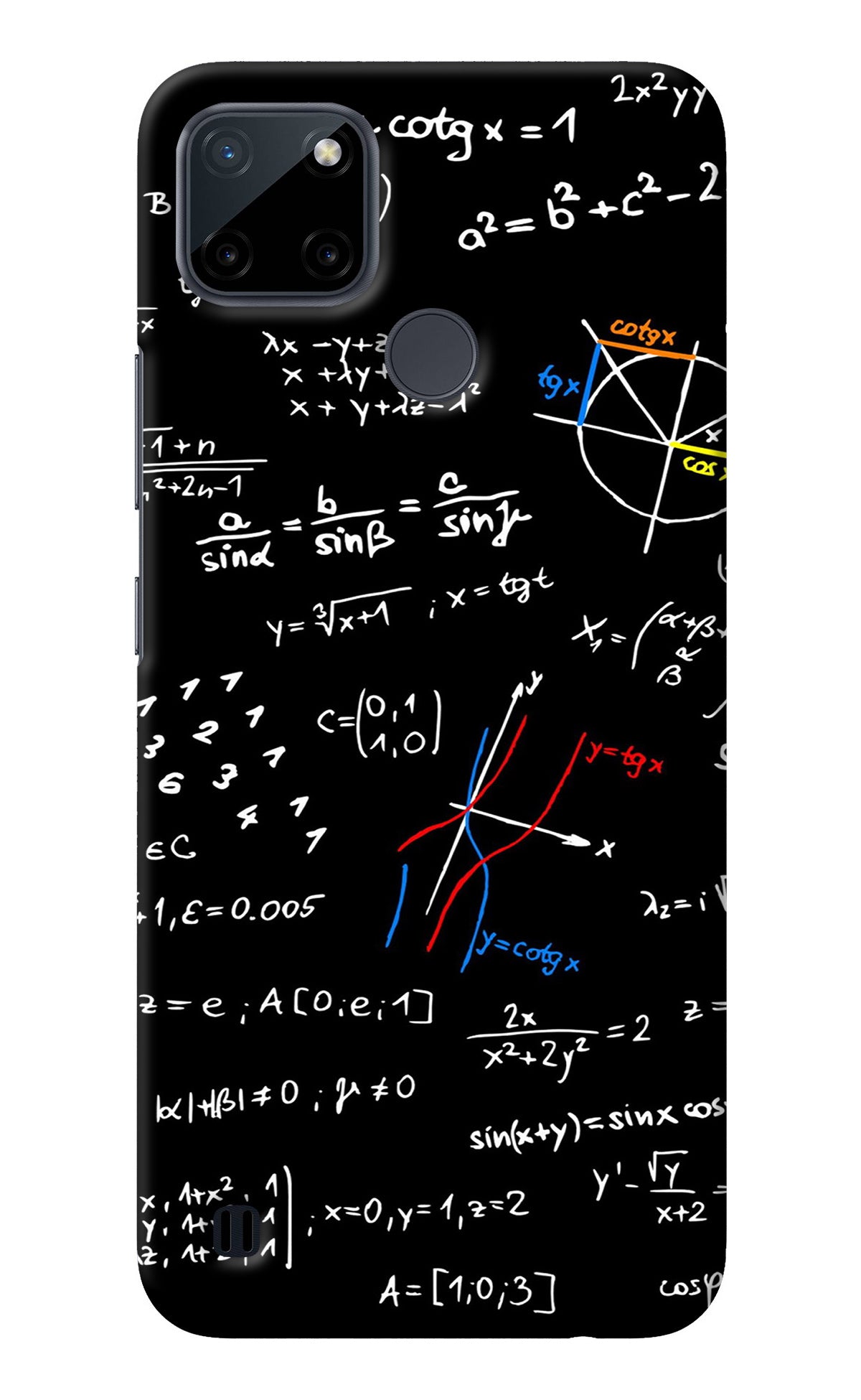 Mathematics Formula Realme C21Y/C25Y Back Cover