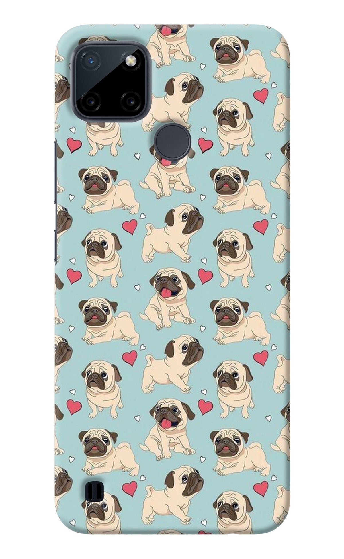 Pug Dog Realme C21Y/C25Y Back Cover