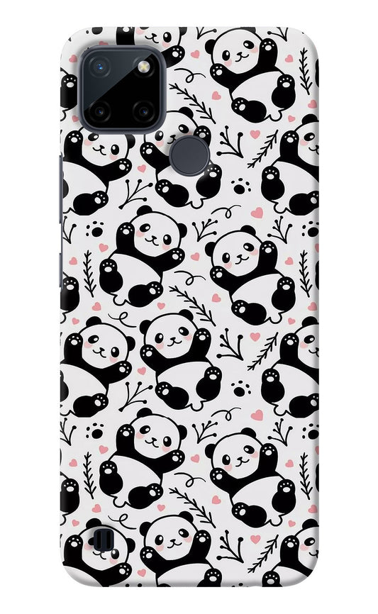 Cute Panda Realme C21Y/C25Y Back Cover