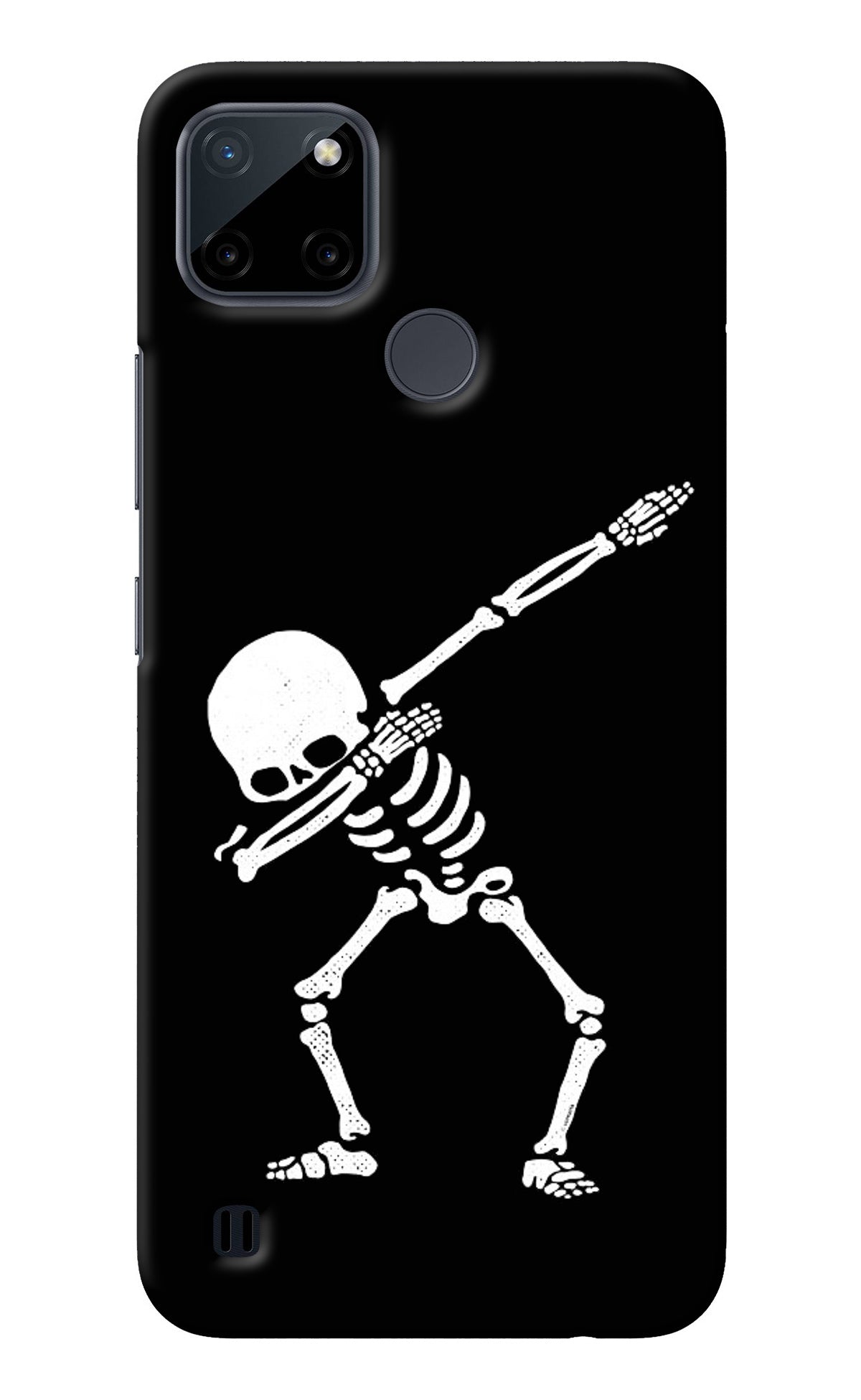 Dabbing Skeleton Art Realme C21Y/C25Y Back Cover