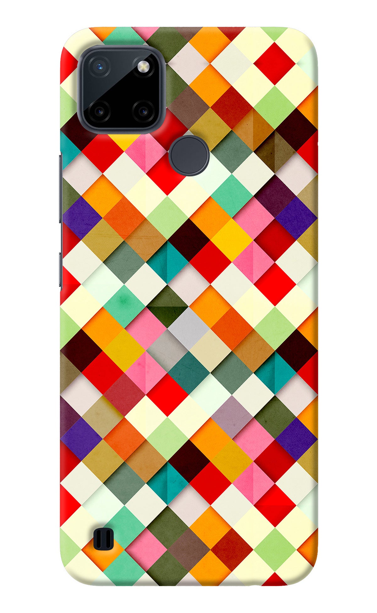 Geometric Abstract Colorful Realme C21Y/C25Y Back Cover