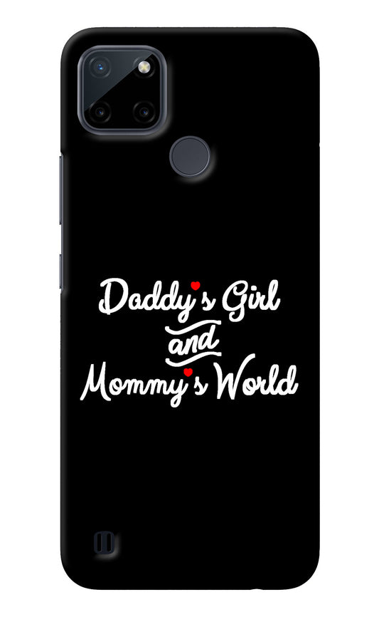 Daddy's Girl and Mommy's World Realme C21Y/C25Y Back Cover