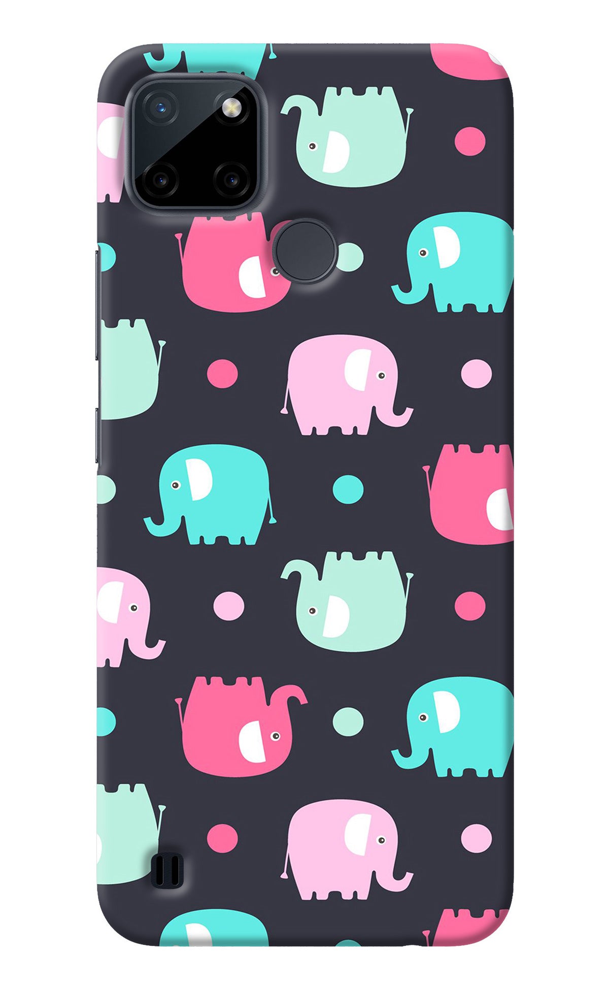 Elephants Realme C21Y/C25Y Back Cover