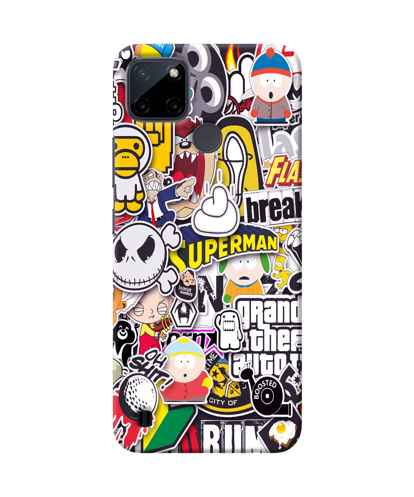 Sticker Bomb Realme C21Y/C25Y Back Cover