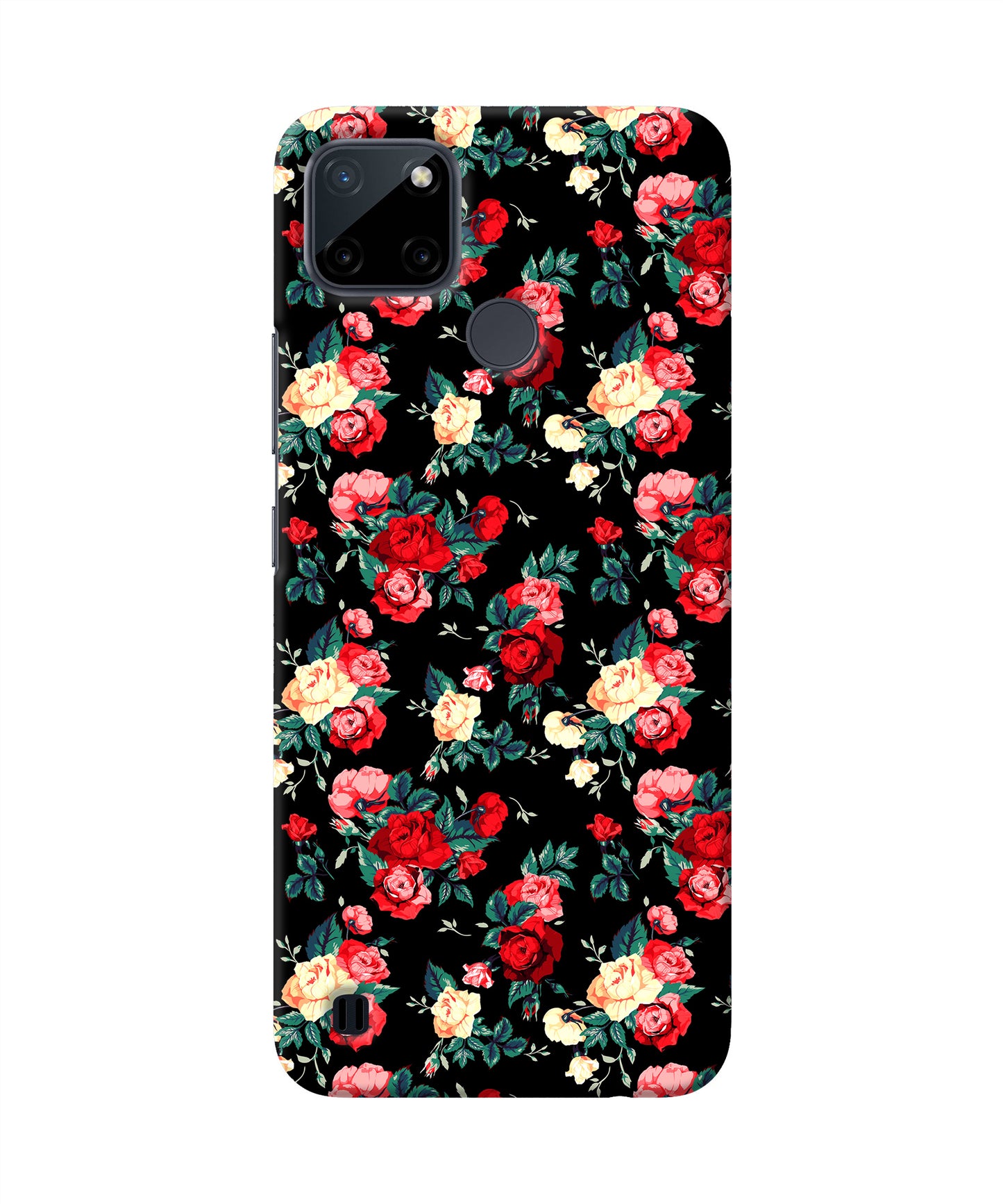 Rose Pattern Realme C21Y/C25Y Back Cover