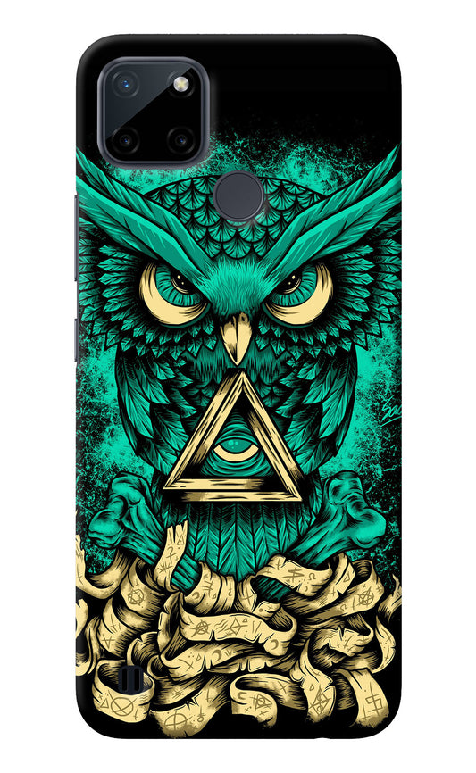 Green Owl Realme C21Y/C25Y Back Cover