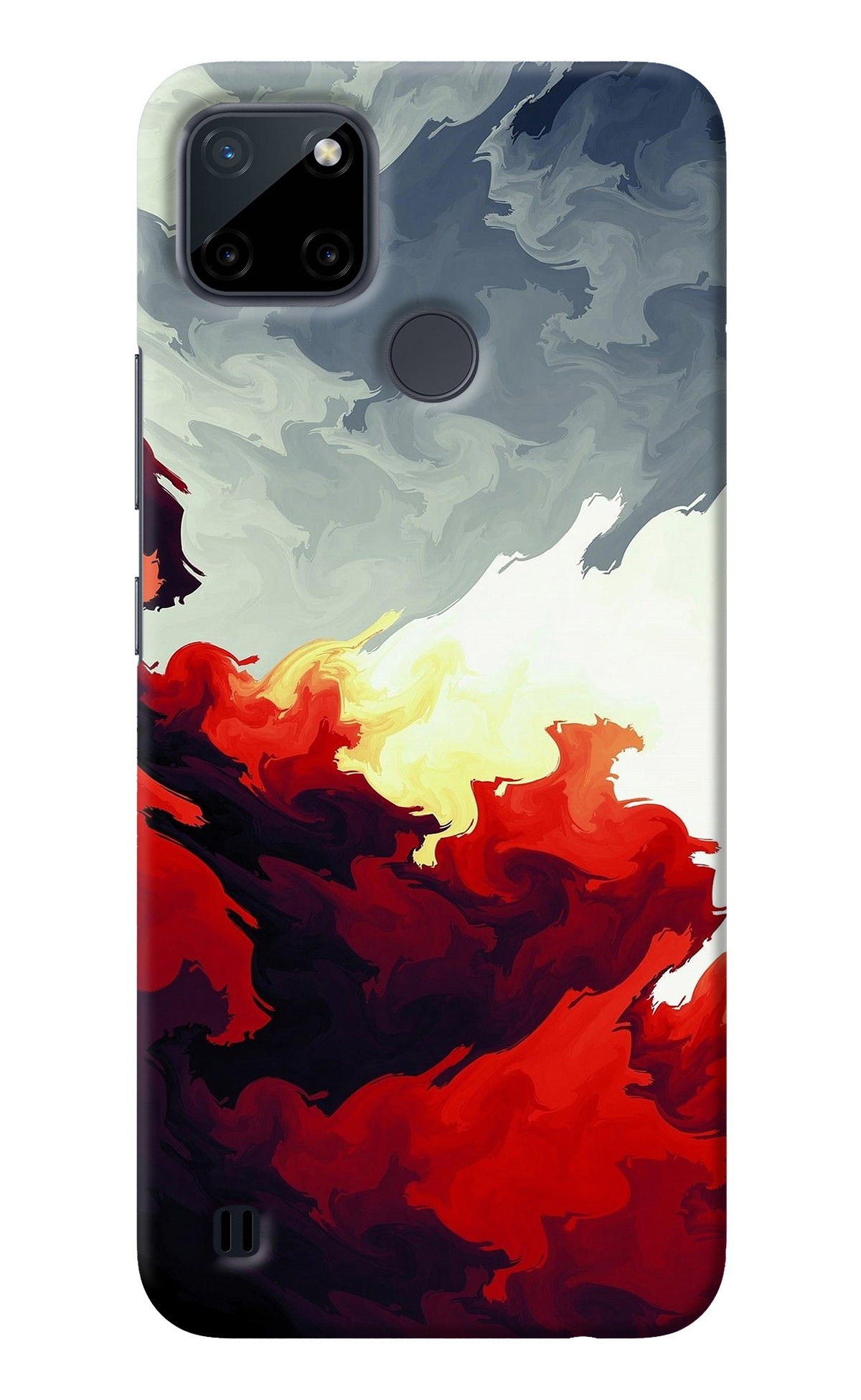 Fire Cloud Realme C21Y/C25Y Back Cover