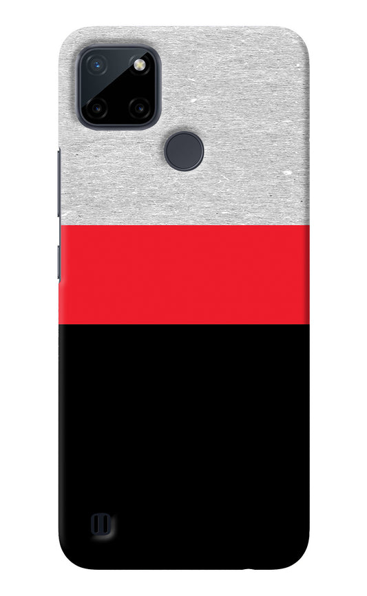 Tri Color Pattern Realme C21Y/C25Y Back Cover