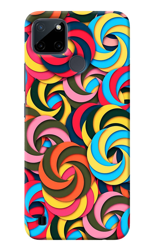 Spiral Pattern Realme C21Y/C25Y Back Cover